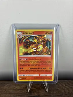 Charizard (SM Team Up) 14/181 Holo Rare Deck Exclusives Pokemon NM Cracked Ice - Image 1