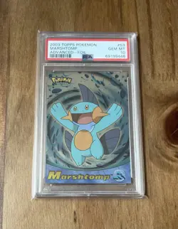 PSA 10 Marshtomp Holo Silver Foil - Topps Advanced Pokemon *VERY RARE* - Image 1