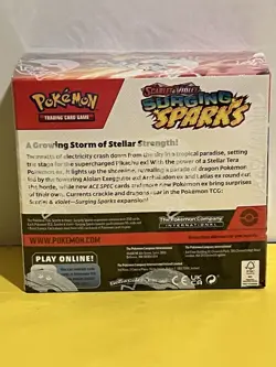Pokemon TCG Scarlet & Violet Surging Sparks Booster Box 36 Packs Factory Sealed - Image 3