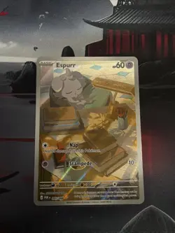 Pokemon TCG Espurr 095/088 Illustration Rare ME Perfect Order - Image 1