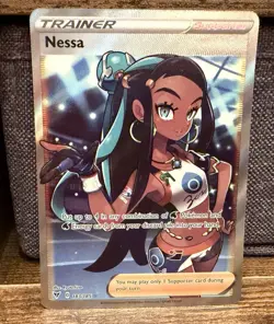 Nessa 183/185 Vivid Voltage NM Full Art Ultra Rare Pokemon Card - Image 1