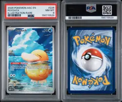 2026 Pokemon Ascended Heroes Psyduck #226 PSA 8 Illustration Rare IR - Image 3