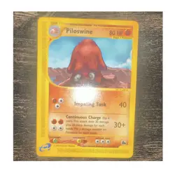 The Pokemon Company Pokemon TCG Piloswine 43/144 Skyridge Regular Unc 80 HP - Image 1