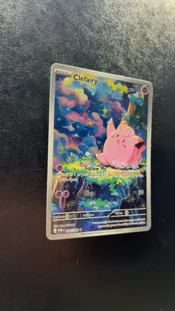 The Pokemon Company Clefairy 094/088 SV09 Journey Together Holo IR Full Art 70HP - Image 2