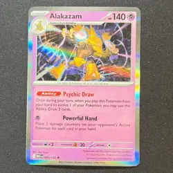 Alakazam 56/132 Rare Holo Me01: Mega Evolution Base Pokemon TCG - Image 1