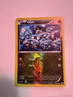 Gible 94/113 Common Legendary Treasures Pokemon Reverse Holo Lightly Played - Image 1