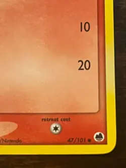 Ekans 47/101 Dragon Frontiers Stamped Reverse Holo Print Line Error LP - Image 5