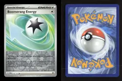 Boomerang Energy 166/167 Twilight Masquerade Reverse Holo NM/M Pokemon - Image 3