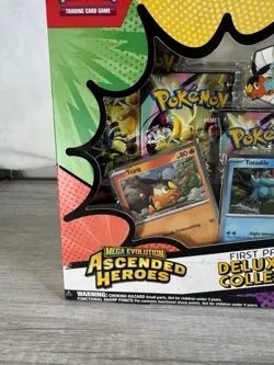 Pokemon Ascended Heroes First Partners Deluxe Pin Collection Kit Promo Booster - Image 4