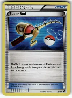 Super Rod 20/20 Holo Rare Dragon Vault Pokemon Near Mint - Image 1