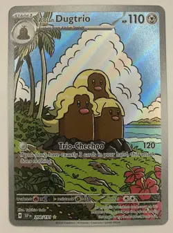 Pokemon TCG: Alolan Dugtrio 208/191 Sv08: Surging Sparks Full Art - Image 1