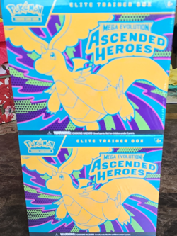 Bundle Of 2 Pokemon TCG Mega Evolution Ascended Heroes Elite Trainer Boxes 2026 - Image 1