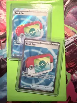 Pokemon TCG - Poke Pad 113/088 Full Art Ultra Rare Trainer - Perfect Order - NM - Image 1
