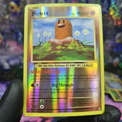 Diglett 55/108 Reverse Holo Common XY Evolutions Pokemon TCG - Image 1