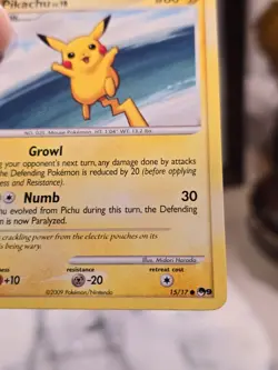 Pokemon TCG Pikachu 015/017 POP Series 9 Regular Lightly Played (vintage) - Image 3