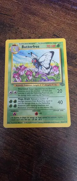 Butterfree 33/64 Uncommon Jungle Pokemon Lightly Played - Image 1