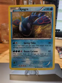 Kyogre XY51 Holo JUMBO Promo Pokemon LP - Image 1