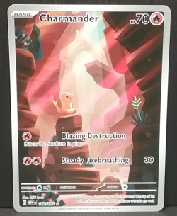 POKEMON SCARLET & VIOLET 151 - CHARMANDER #168/165 - ILLUSTRATION RARE (NM) - Image 3