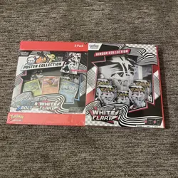 Pokemon White Flare Binder & Unova Poster Collection Box English - Image 1