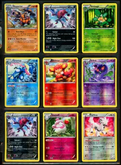 2014 Pokemon XY BASE SET Series Collection Cards Lot HOLO Foil REVERSE Rare + EX - Image 2