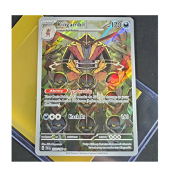 Pokemon Kingambit 220/198 SV01 Scarlet & Violet Secret Rare Full Art Holo - Image 1
