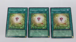 3x FRAGRANCE STORM SPELL CARD CSOC-EN058 1ST EDITION COMMON YUGIOH NM - Image 1