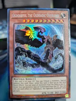 YuGiOh! Ogdoabyss, The Ogdoadic Overlord ANGU-EN009 Collector Rare 1st Ed - Image 1