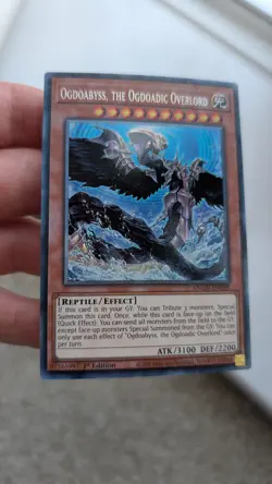 YuGiOh! Ogdoabyss, The Ogdoadic Overlord ANGU-EN009 Collector Rare 1st Ed - Image 4