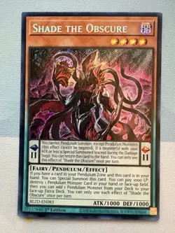 Shade The Obscure BLZD-EN083 Secret Rare NM YuGiOh - Image 1