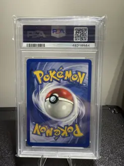 1999 Pokemon TCG Base Set Magneton Holo Rare Card 9/102 PSA 8 - Image 2