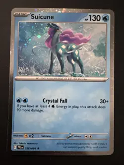 Suicune-Knockout Collection Promo Phantasmal Flames Holo Card 26/094 Pokemon - Image 1
