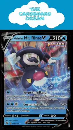 Galarian Mr. Rime V SWSH10: Astral Radiance #049/189 Ultra Rare Pokemon Card - Image 1