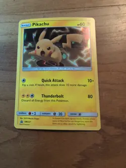 Pikachu Holo Promo SM127. Near Mint-Mint Card. - Image 1