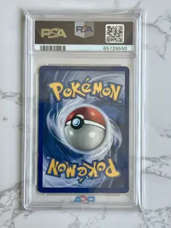 Pokemon TCG PSA 7 Pikachu Red Cheeks Base Set Shadowless Card 58/102 Vintage NM - Image 2