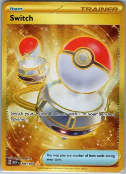 Switch 206/165 SV: Scarlet & Violet 151 - Pokemon Card - NM - Image 1