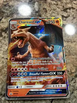 Pokemon Charizard GX Jumbo Card SM195 Promo - Image 1