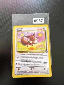 Eevee 51/64 Jungle Common Pokemon Card WOTC (REF 779) - Image 1
