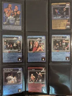 WWE WWF Raw Deal CCG Edge & Christian Lot Of 7 Cards Including Ultra Rare... - Image 1