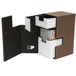 Ultra PRO M2 Deck Box Leather Card Holder Magnetic for 75 Standard Size Cards - Image 1