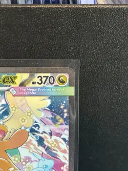 Pokemon Mega Dragonite EX Full Art Secret Rare Holo Card 290/217 370 HP - Image 3