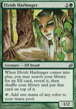 MTG magic cards 1x Elvish Harbinger Lorwyn Light Play, English - Image 1