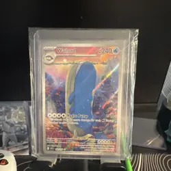 Pokemon Wailord Illustration Rare Holo Card 162/159 Sv09 Journey Together TCG - Image 1