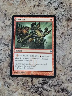 1x MTG Gut Shot - New Phyrexia! LP Commander EDH Modern - Image 2