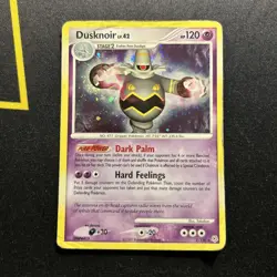 Dusknoir 2/130 DMG -Vintage Rare Holo Pokemon Card- Diamond And Pearl (4s) - Image 1