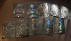 Magic The Gathering MTG Oil Slick Raised Foil Lands 2 Of Each 10 Total NM - Image 1