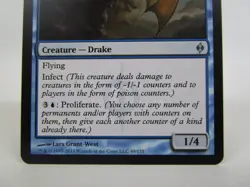 Viral Drake MTG Magic the Gathering New Phyrexia LP Regular Uncommon Card - Image 3