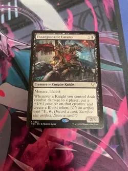MTG - EXSANGUINATOR CAVALRY - RARE - MOC - NM - Image 1