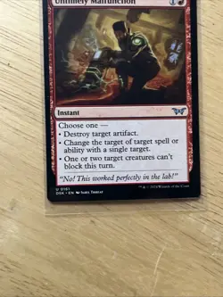 MTG Magic The Gathering Untimely Malfunction DSK Red Instant Protection - Image 4