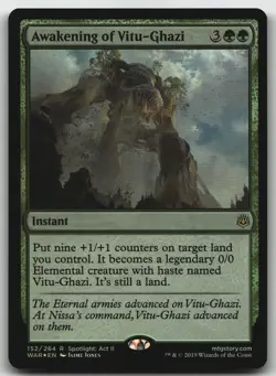 Awakening of Vitu-Ghazi foil R War of the Spark 152 LP - Image 1
