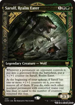 Sarulf, Realm Eater (Showcase) [KHM - 330] Kaldheim - Image 1